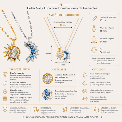 Collar Sol y Luna